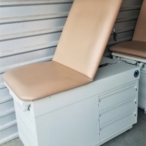 Intensa Exam Table w Pass Through Drawers and Original Upholstery