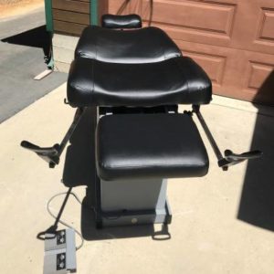 Hill Power Chair w New Black Upholstery (Foot Control)