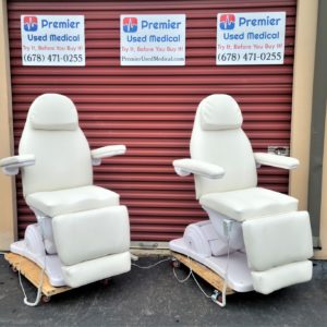 New White Spa Chairs (Comfort Form)