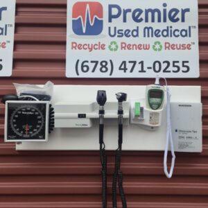 Otoscopes- Ophthalmoscopes for Sale Welch Allyn White Lt Grey 767 Series w BP, Temp w Dispenser