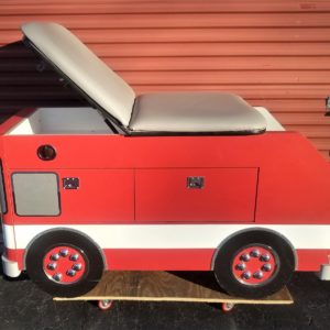 Firetruck Pediatric Exam Table w Tilt Up