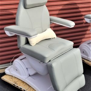 New Grey Med Spa Chairs w Comfort Form Upholstery & Power Base, Back & Foot