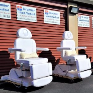 New White Med Spa Chairs w Rotation; Power Base, Back & Foot