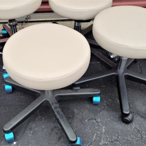 Matching Creme New Upholstery stool