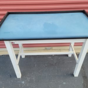 Hausman Pediatric Table w Original Blue Upholstery