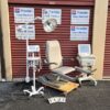 Exam Table Chair Gentera Ella OB GYN Urology with New Graphite Upholstery Leg Extensions - Image 2