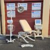 Medical Exam Table Chair OB Gyn Sonesta with New Cream Upholstery - Image 2