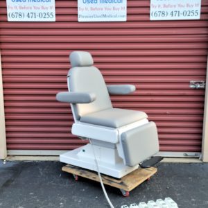 Gio Pelle Aesthetic Procedure Chair GP-SH-4626 w New Graphite Upholstery and Foot Control