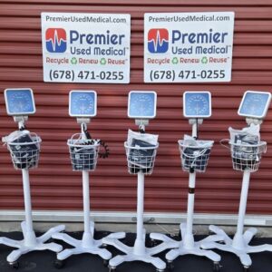 Welch Allyn Vitals Monitors 767 Wall Aneroid with Adult Cuff Blood Pressure sphygmomanometer w Cart