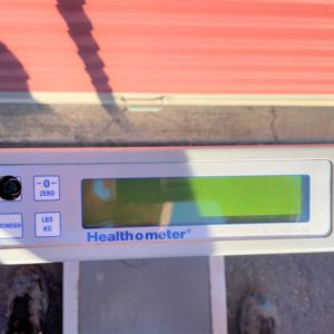 Health O Meter 1101KL Platform Scale (missing power button still works)