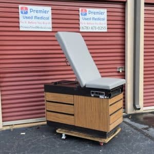 Joerns Exam Table w New Graphite Upholstery