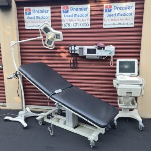 Exam Tables for Sale MPI 2084 w Original Black Upholstery (Power Base, Power Back, and Trendelenburg)