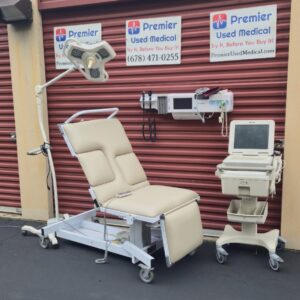 Exam Tables for Sale Heritage Medical Sonobed 3 Section w New Creme Upholstery and Hand Control