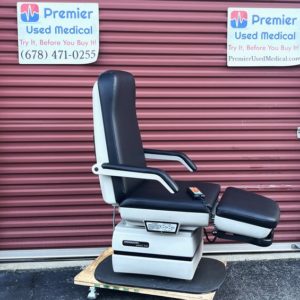 Midmark 416 Podiatry Chair w New Black Upholstery, Power Back and Trendelenburg