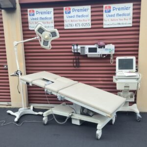 Exam Tables for Sale MPI EchoBed 1223 w New Creme Upholstery (Power Base, Power Back, Trendelenburg)