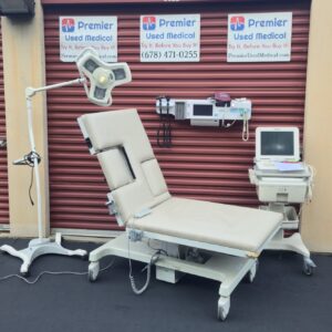 Exam Tables for Sale MPI EchoBed 1223 w New Creme Upholstery (Power Base, Power Back, Trendelenburg)