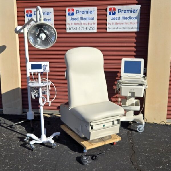 Exam Tables for Sale Ritter Midmark Power  223 New Cream Upholstery - Image 2