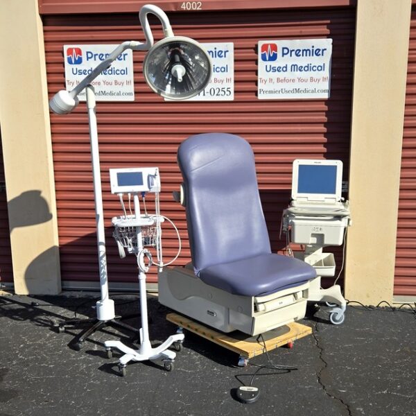Exam Tables for Sale Ritter Midmark Power 622 Blueberry Upholstery - Image 2