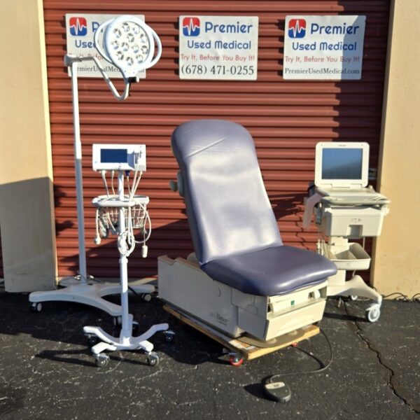 Exam Tables for Sale Ritter Midmark Power 222 Blueberry Upholstery - Image 2