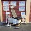 Exam Table Chair Enochs 4000 with New Black Upholstery & White Base - Image 2