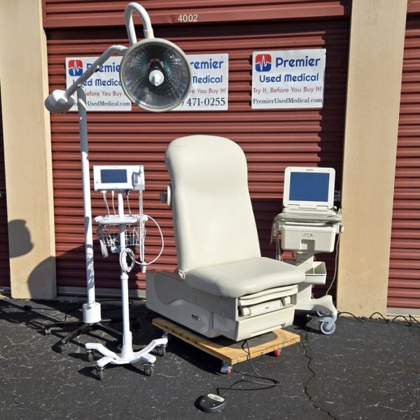 Exam Tables for Sale Ritter Midmark Power 622 Pebble Grey Upholstery - Image 2