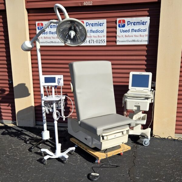 Exam Tables for Sale Ritter Midmark Power 622 New Graphite Standard Upholstery - Image 2