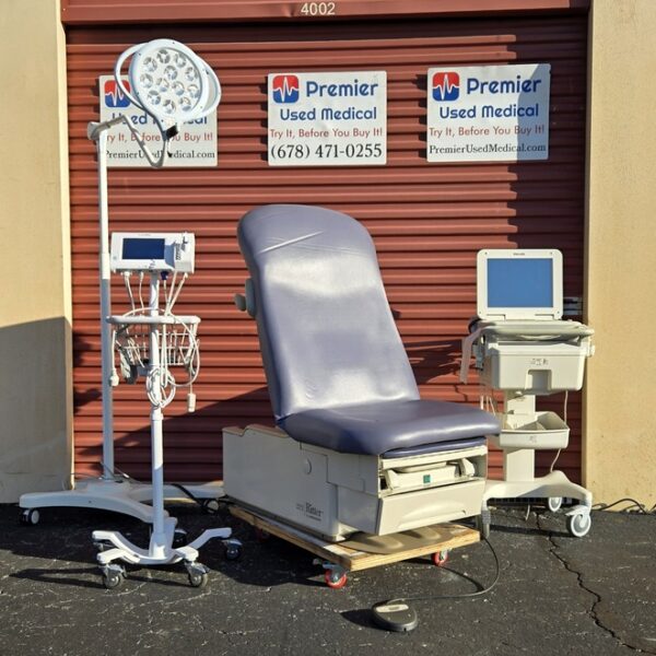 Exam Tables for Sale Ritter Midmark Power 222 Blueberry Upholstery