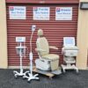Medical Exam Chair Table SMR Maxi S 2800 with Original Tan Upholstery