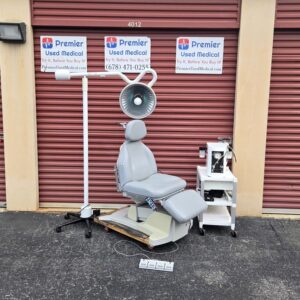 Medical Spa Table Chair Dre Milano D20 with Original Grey Upholstery 4 Functions Hand & Foot Control