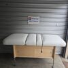 Medical Spa Table Chair Living EarthCraft Spa table with New White Upholstery - Image 2
