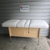 Medical Spa Table Chair Living EarthCraft Spa table with New White Upholstery - Image 3