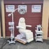 Medical Spa Table Chair with New White Upholstery