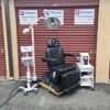 Medical Spa Table Chair with New Black Upholstery - Image 2