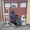 Medical Spa Table Chair with New Black Upholstery - Image 4