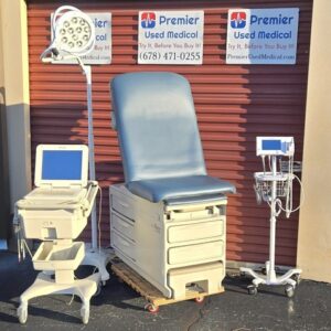 Exam Tables for Sale Ritter Midmark 204 w New Denim Blue Upholstery