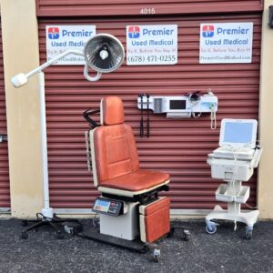 Exam Tables for Sale Electric Hydraulic Ritter Midmark 411 Power Chair with Original Maroon Upholstery