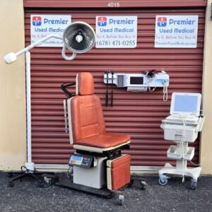 Exam Tables for Sale Electric Hydraulic Ritter Midmark 411 Power Chair with Original Maroon Upholstery