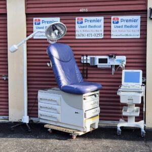 Exam Tables for Sale Manual Ritter Midmark 604 w Nile Pacific Blue Upholstery