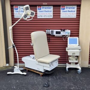 Exam Tables for Sale Electric Hydraulic Midmark Ritter 224 New Cream Upholstery