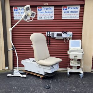 Exam Tables for Sale Electric Hydraulic Midmark Ritter 224 New Cream Wide Upholstery