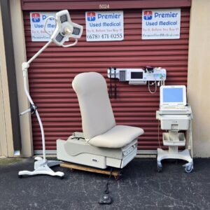 Exam Tables for Sale Electric Hydraulic Midmark Ritter 623 New Cream Wide Upholstery