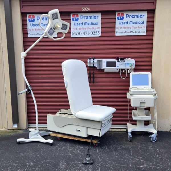 Exam Tables for Sale Electric Hydraulic Midmark Ritter 623 New White Upholstery - Image 4