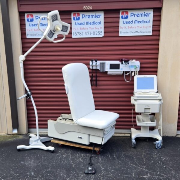 Exam Tables for Sale Electric Hydraulic Midmark Ritter 623 New White Upholstery - Image 5