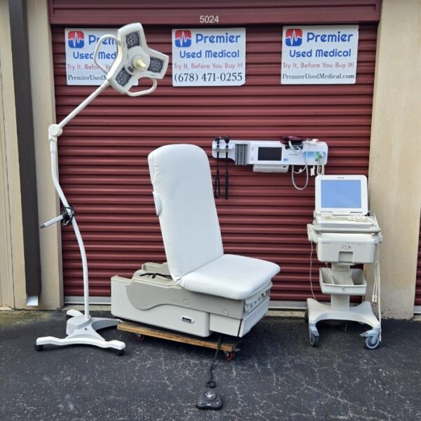 Exam Tables for Sale Electric Hydraulic Midmark Ritter 623 New White Upholstery - Image 6