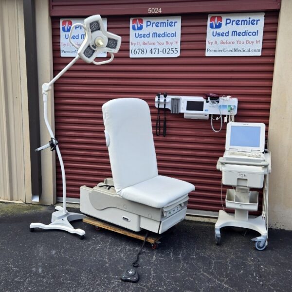 Exam Tables for Sale Electric Hydraulic Midmark Ritter 623 New White Upholstery - Image 7
