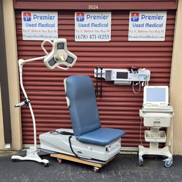 Exam Tables for Sale Electric Hydraulic Midmark Ritter 626 New Blue Upholstery - Image 3