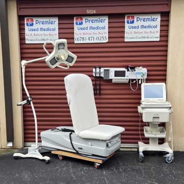 Exam Tables for Sale Electric Hydraulic Midmark Ritter 626 New White Upholstery - Image 4