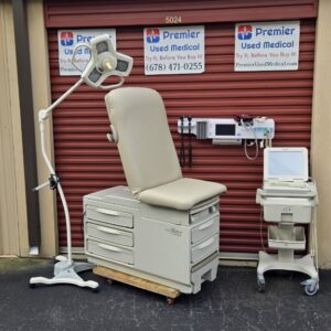 Exam Tables for Sale Stationary Manual Midmark Ritter 204 New Cream Upholstery