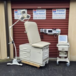 Exam Tables for Sale Stationary Manual Midmark Ritter 204 New Cream Upholstery