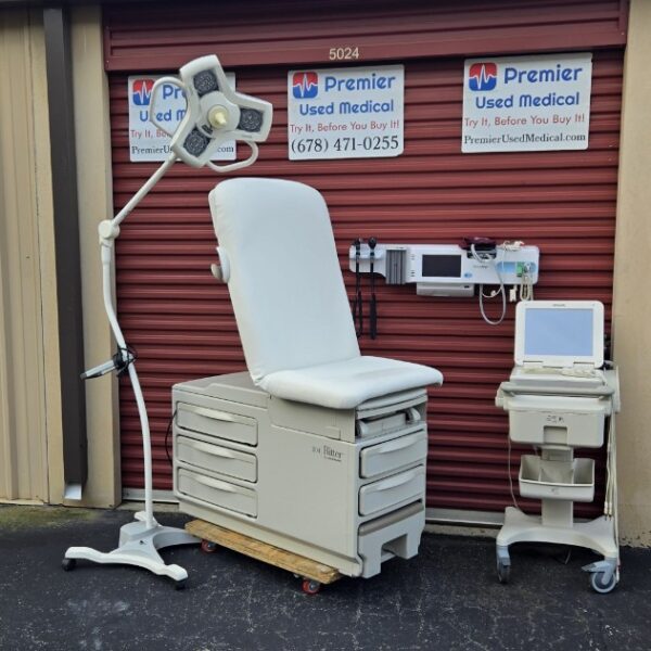 Exam Tables for Sale Stationary Manual Midmark Ritter 204 New White Upholstery